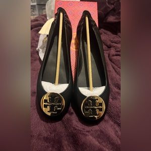 🆕 Tory Burch Black Ballerina Flats, size 10